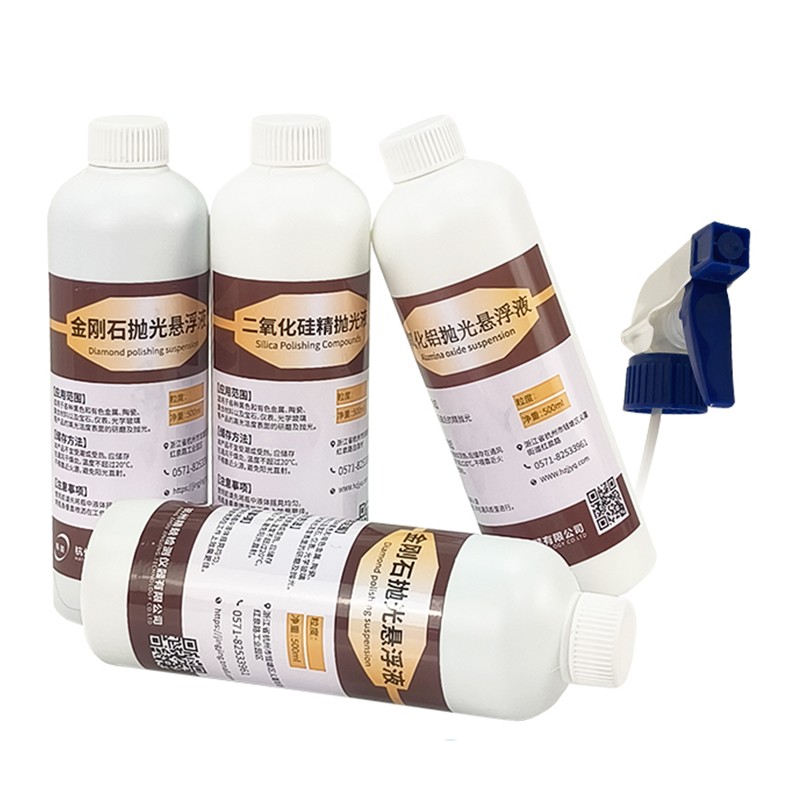 Liquide de polissage alumine/diamant/dioxyde de silicium