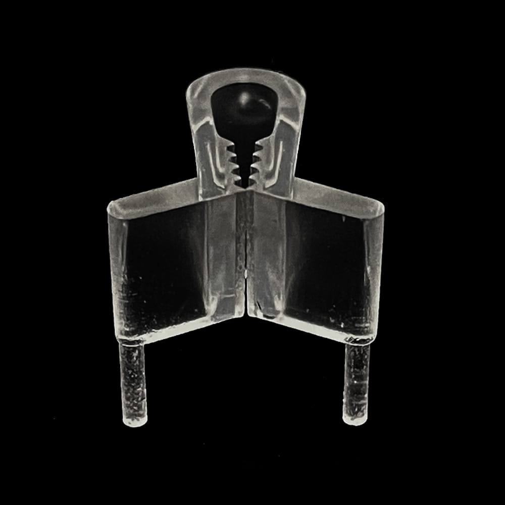 Clip transparent d'incrustation métallographique/clip triangulaire/clip de montage en acier inoxydable/clip de rangée
